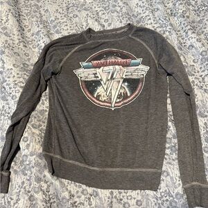 Women’s Gray Van Halen Long Sleeve Tee